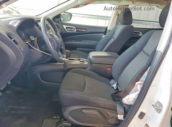 5N1DR2AM4LC610129 2020 NISSAN PATHFINDER White Vista interior delantera
