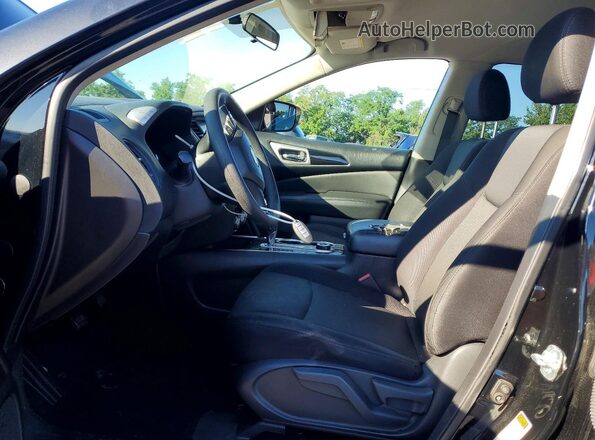 5N1DR2AM5LC636481 2020 NISSAN PATHFINDER Black Front interior view
