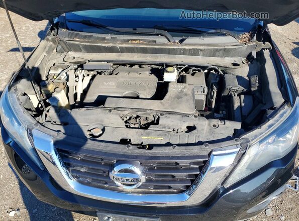 5N1DR2AM5LC636481 2020 NISSAN PATHFINDER Black Engine compartment view