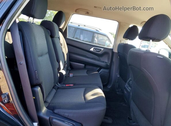 5N1DR2AM5LC636481 2020 NISSAN PATHFINDER Black Rear interior view