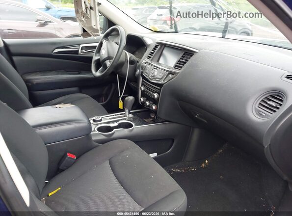 5N1DR2AM7LC631041 2020 NISSAN PATHFINDER Blue Widok wnętrza z przodu