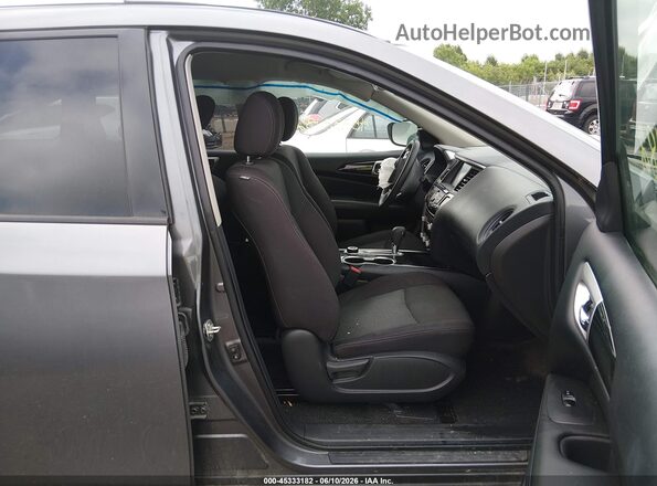 5N1DR2AM8LC613504 2020 NISSAN PATHFINDER Gray Widok wnętrza z przodu