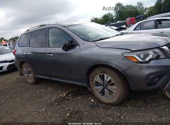 5N1DR2AM8LC613504 2020 NISSAN PATHFINDER Gray Widok wnętrza z tyłu