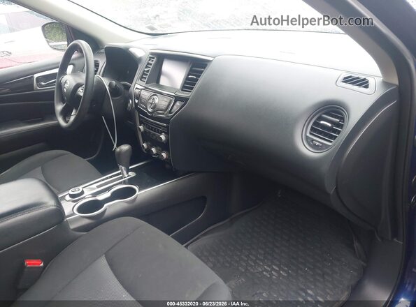 5N1DR2AM8LC644302 2020 NISSAN PATHFINDER Blue Front interior view