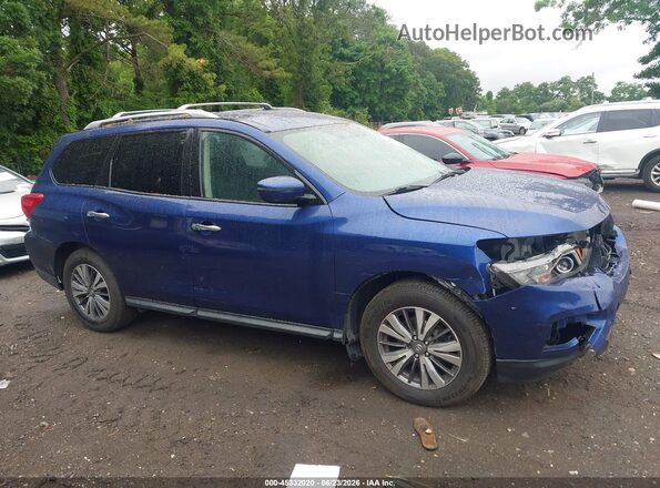 5N1DR2AM8LC644302 2020 NISSAN PATHFINDER Blue Rear interior view