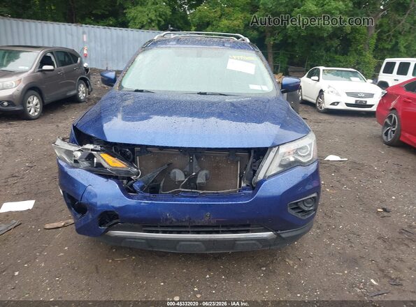 5N1DR2AM8LC644302 2020 NISSAN PATHFINDER Blue Instrument cluster view