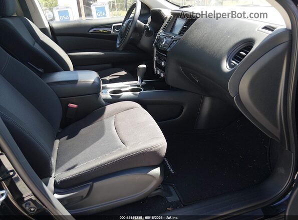 5N1DR2AN2LC614401 2020 NISSAN PATHFINDER Black Вид салону спереду