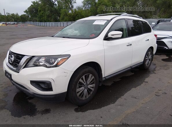 5N1DR2ANXLC614937 2020 NISSAN PATHFINDER White წინა მარცხენა ხედი სამი მეოთხედიდან