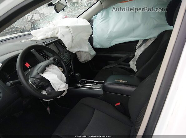 5N1DR2ANXLC614937 2020 NISSAN PATHFINDER White წინა სალონის ხედი