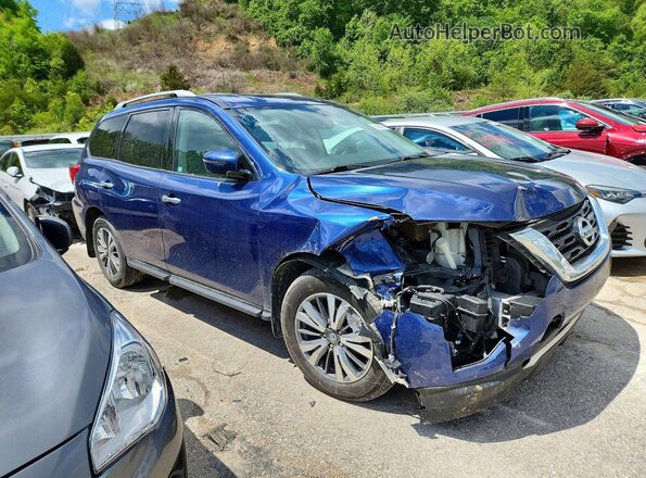 5N1DR2BM2LC645959 2020 NISSAN PATHFINDER Blue Delantero derecho