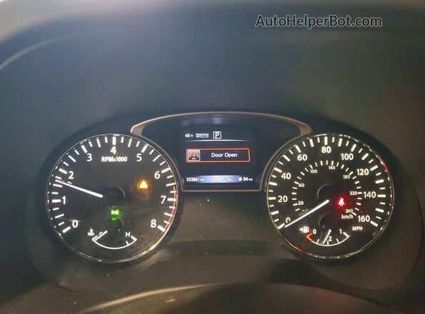5N1DR2BM8LC594712 2020 NISSAN PATHFINDER Gray Вид щитка приладів