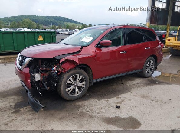 5N1DR2BM8LC632956 2020 NISSAN PATHFINDER Burgundy Front left