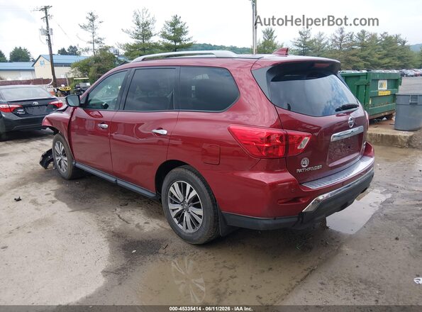 5N1DR2BM8LC632956 2020 NISSAN PATHFINDER Burgundy Rear left