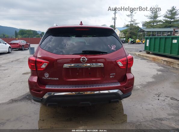 5N1DR2BM8LC632956 2020 NISSAN PATHFINDER Burgundy 