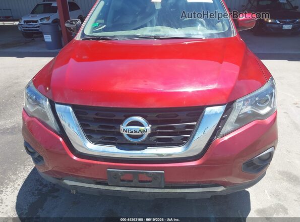 5N1DR2BN5LC575947 2020 NISSAN PATHFINDER Red უკანა ხედი