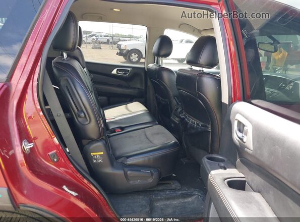 5N1DR2BN8LC592497 2020 NISSAN PATHFINDER Red VIN sticker view