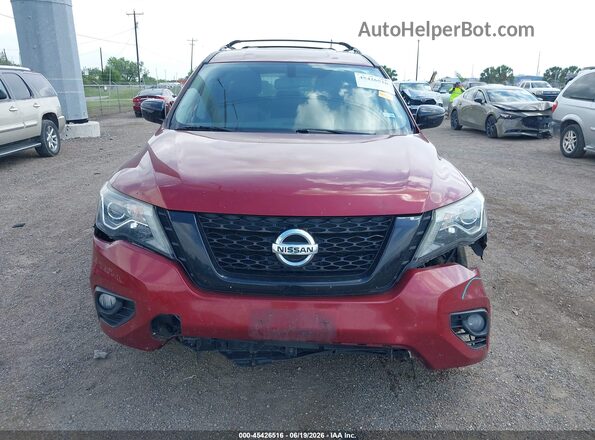 5N1DR2BN8LC592497 2020 NISSAN PATHFINDER Red Rear interior view