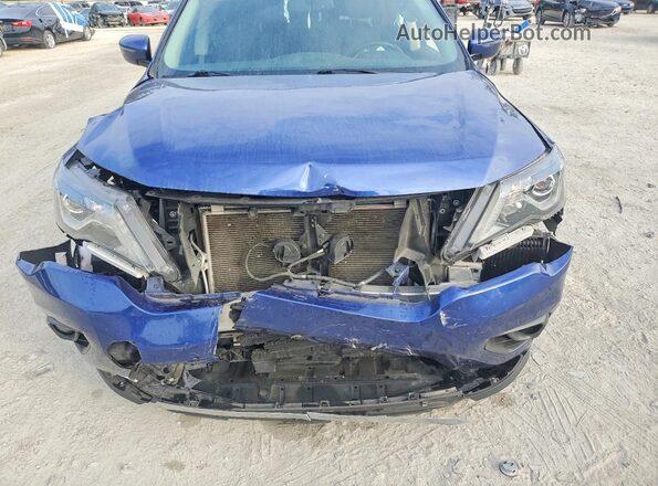 5N1DR2BN8LC593861 2020 NISSAN PATHFINDER Синий Вид подкапотного пространства