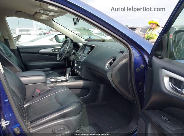 5N1DR2CM1LC598471 2020 NISSAN PATHFINDER Blue Widok wnętrza z przodu