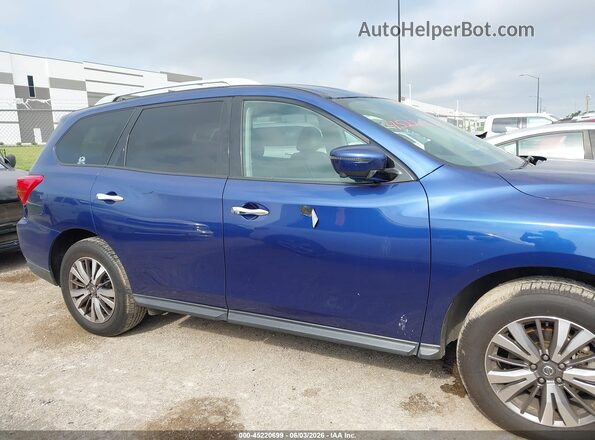 5N1DR2CM1LC598471 2020 NISSAN PATHFINDER Blue Widok wnętrza z tyłu
