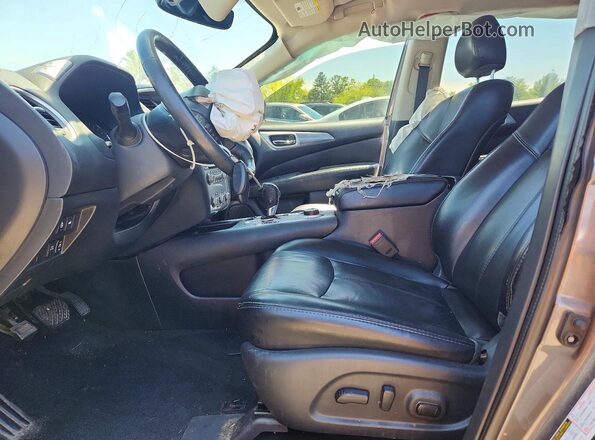 5N1DR2CM1LC633235 2020 NISSAN PATHFINDER Gray Вид салону спереду