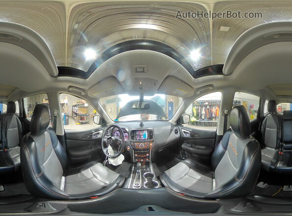 5N1DR2CM2LC637326 2020 NISSAN PATHFINDER Черный Панорамный вид салона 360°