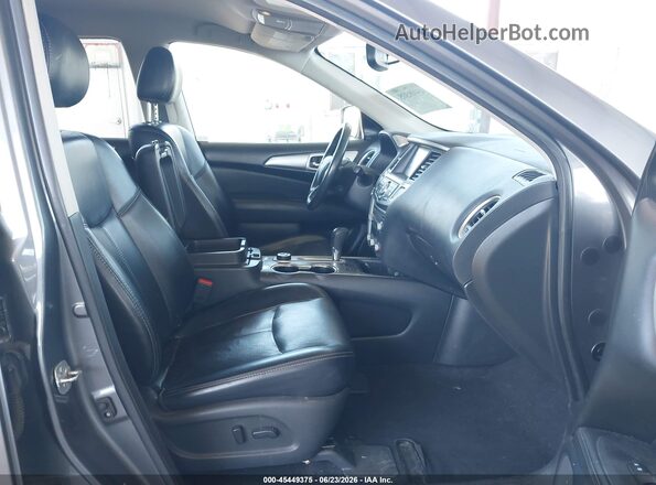 5N1DR2CM3LC596351 2020 NISSAN PATHFINDER Gray Widok wnętrza z przodu