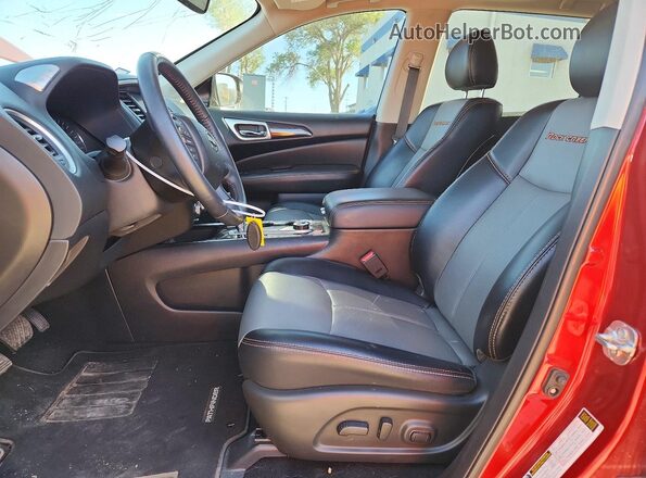 5N1DR2CM9LC592319 2020 NISSAN PATHFINDER Red წინა სალონის ხედი