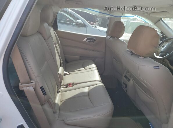 5N1DR2DM1LC616482 2020 NISSAN PATHFINDER White უკანა სალონის ხედი