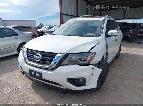 5N1DR2DN0LC646033 2020 NISSAN PATHFINDER Белый Передняя левая четверть