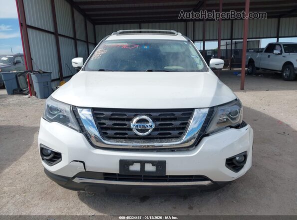 5N1DR2DN0LC646033 2020 NISSAN PATHFINDER Белый Вид щитка приборов