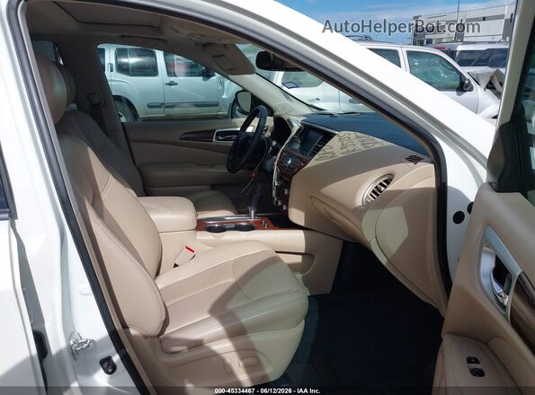5N1DR2DN0LC646033 2020 NISSAN PATHFINDER Белый Вид салона спереди