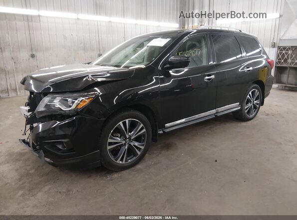 5N1DR2MM0HC620112 2017 NISSAN PATHFINDER Black Առջևի ձախ երեք քառորդ տեսարան