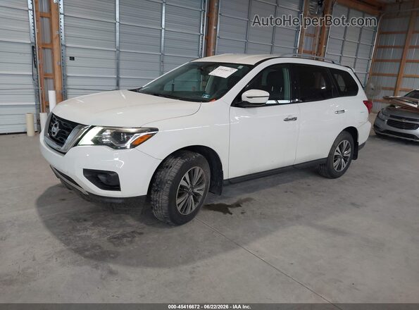 5N1DR2MM0HC660562 2017 NISSAN PATHFINDER White Առջևի ձախ երեք քառորդ տեսարան