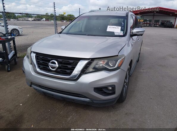 5N1DR2MM0HC693433 2017 NISSAN PATHFINDER Серебряный Передняя левая четверть