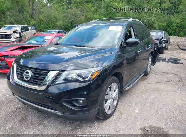 5N1DR2MM0JC642567 2018 NISSAN PATHFINDER Черный Передняя левая четверть