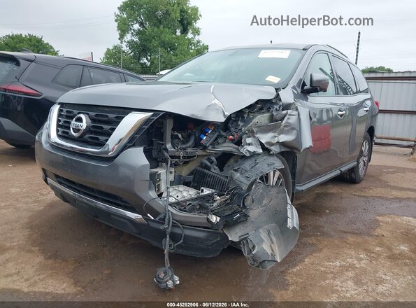 5N1DR2MM0JC643458 2018 NISSAN PATHFINDER Gray Vista tres cuartos delantera izquierda