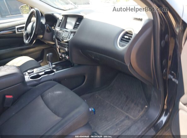 5N1DR2MM0KC596160 2019 NISSAN PATHFINDER Black წინა სალონის ხედი
