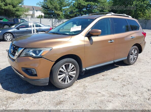 5N1DR2MM1HC609071 2017 NISSAN PATHFINDER Brown 
