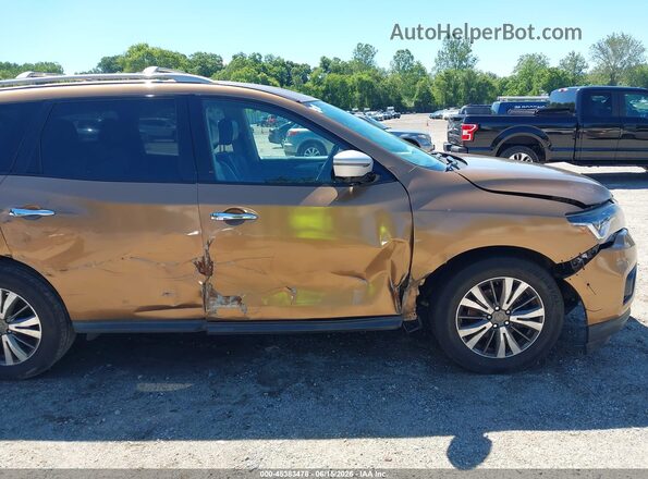 5N1DR2MM1HC609071 2017 NISSAN PATHFINDER Brown 