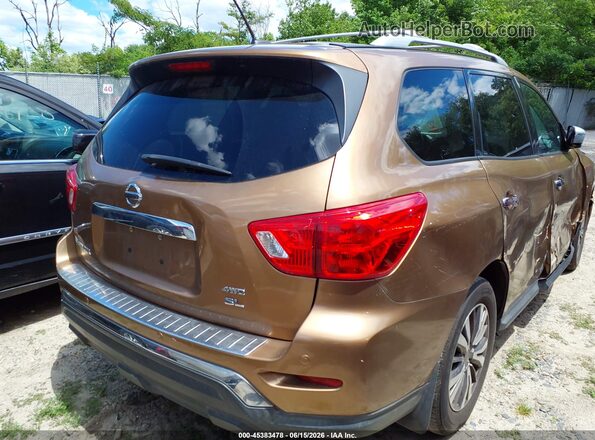 5N1DR2MM1HC609071 2017 NISSAN PATHFINDER Brown 