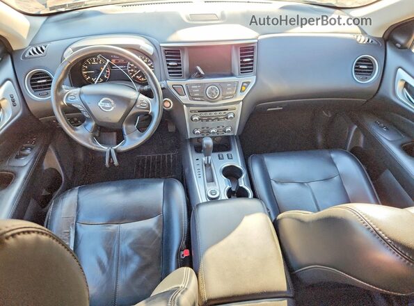 5N1DR2MM1HC619566 2017 NISSAN PATHFINDER Charcoal Առջևի վահանակի տեսք