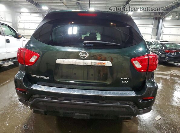 5N1DR2MM1JC655554 2018 NISSAN PATHFINDER Зеленый Вид сзади