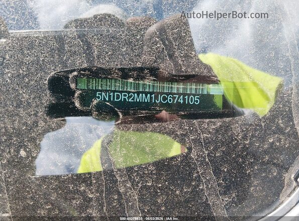 5N1DR2MM1JC674105 2018 NISSAN PATHFINDER Gray Вид підкапотного простору