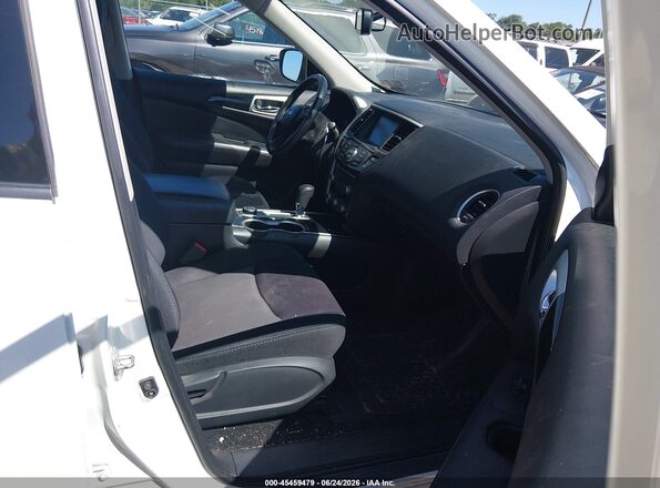 5N1DR2MM1KC581327 2019 NISSAN PATHFINDER White Vista interior delantera
