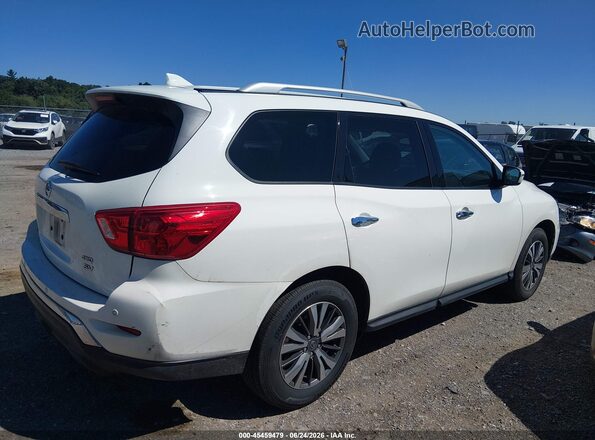 5N1DR2MM1KC581327 2019 NISSAN PATHFINDER White Vista interior trasera