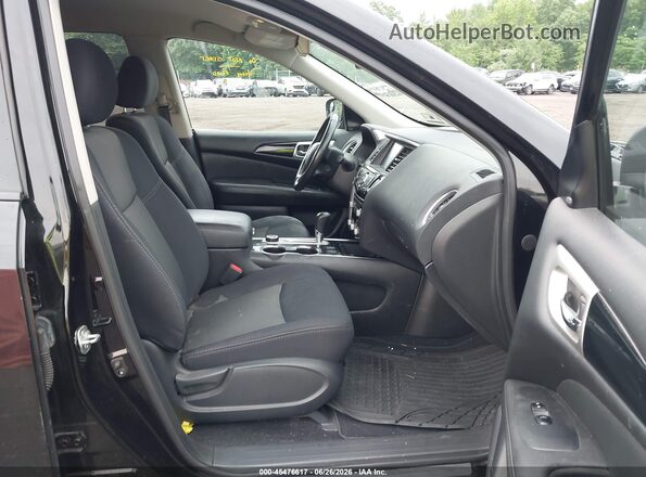 5N1DR2MM1KC604427 2019 NISSAN PATHFINDER Черный Вид салона спереди