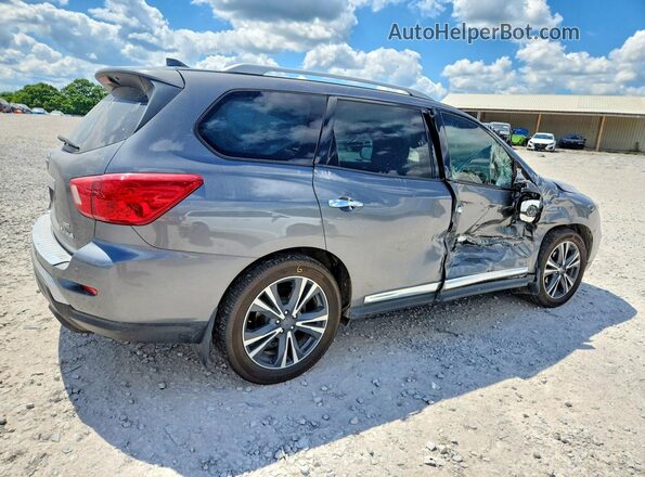 5N1DR2MM1KC635984 2019 NISSAN PATHFINDER Gray Trasero derecho