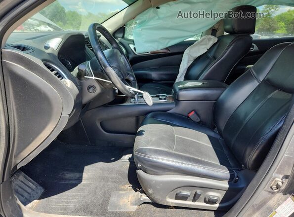 5N1DR2MM1KC635984 2019 NISSAN PATHFINDER Gray Vista interior delantera
