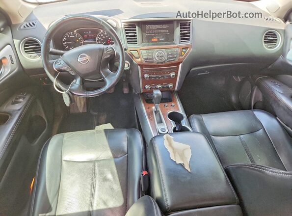 5N1DR2MM1KC635984 2019 NISSAN PATHFINDER Gray Vista del salpicadero